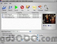 Amor WMV to AVI MPEG VCD DVD Converter screenshot